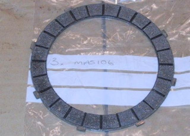 Velocette Clutch plate 3 plate type MSS after 1954 Sw. Arm