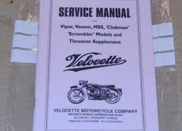 Velocette Handbuch Venom