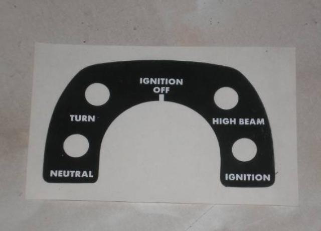 Norton Abziehbild f. Warnlichter Konsole 