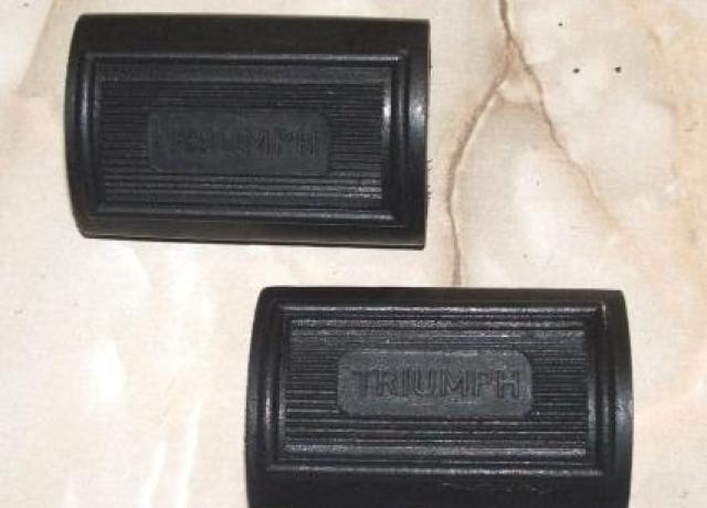 Triumph Footrest Rubbers Pedal Type /Pair